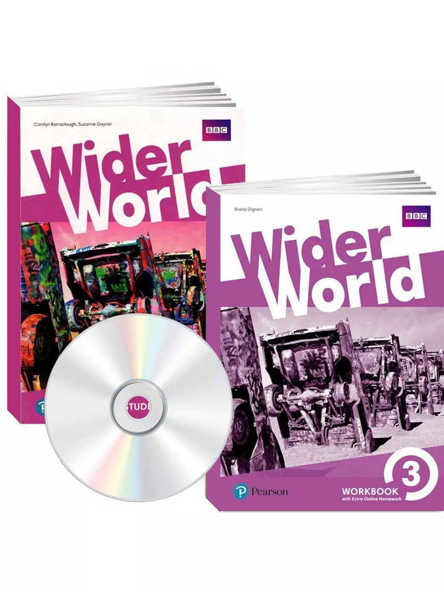 Pearson Wider World 3 2nd edition. КОМПЛЕКТ Учебник + Тетрадь + CD