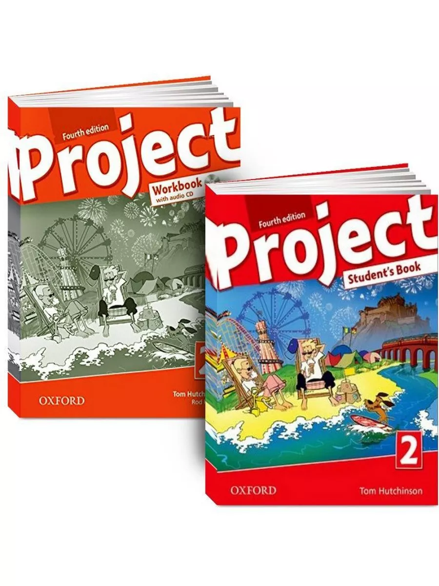 Oxford University Press Project 2. Учебник + Рабочая Тетрадь + CD DVD (4th  edition)