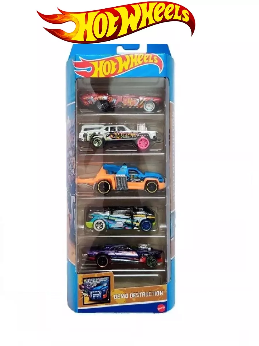 Машинки набор 5 штук Хот Вилс 1806 Hot Wheels купить по цене 1 341 ₽ в  интернет-магазине Wildberries | 192955236