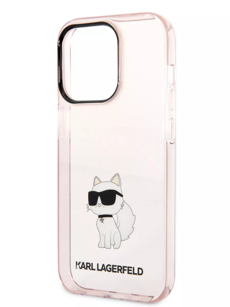 Karl Lagerfeld Чехол на iPhone 15 Pro Max с принтом PC TPU