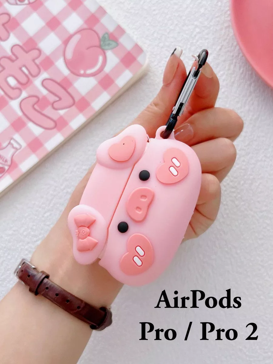 Чехол на airpods pro pro 2 Свинка CRAZY CAT купить по цене 430 ₽ в  интернет-магазине Wildberries | 193373361