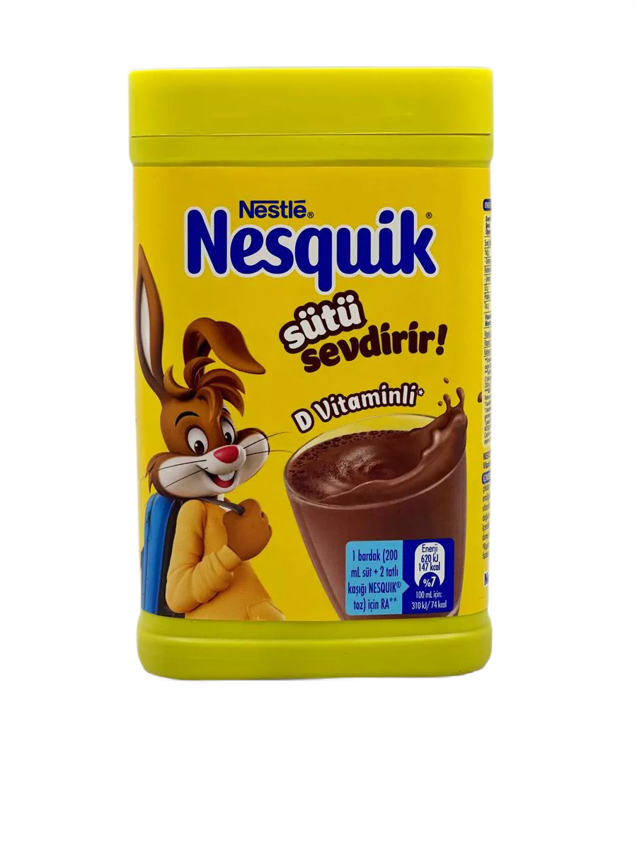 Упаковка какао-напитка Nesquik Быстрорастворимый в стиках 13.5 г х 28 шт