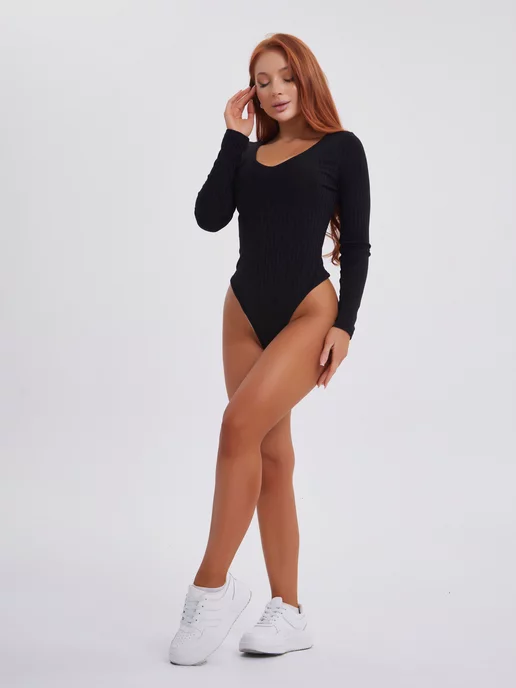 Intimissimi + Supima Cotton® Scoop Neck Bodysuit