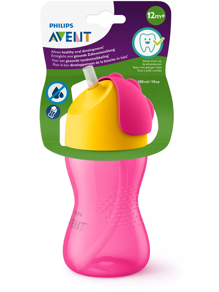 Philips AVENT Поильник с трубочкой 300 ml 12 m+