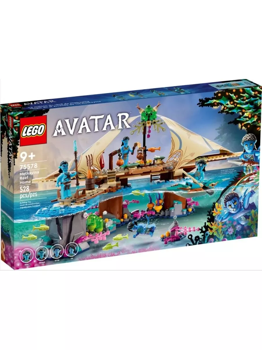 Лего 75578 Дом Меткайина на рифе Avatar LEGO купить по цене 11 008 ₽ в  интернет-магазине Wildberries | 194991431