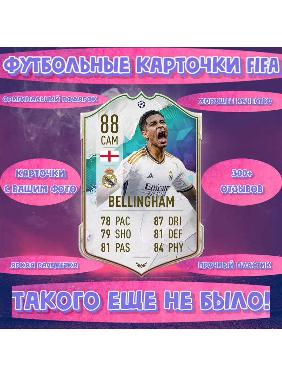 Футбольная карточка фифа Футбольная карточка FIFA купить по цене 1 094 ₽ в  интернет-магазине Wildberries | 194996262