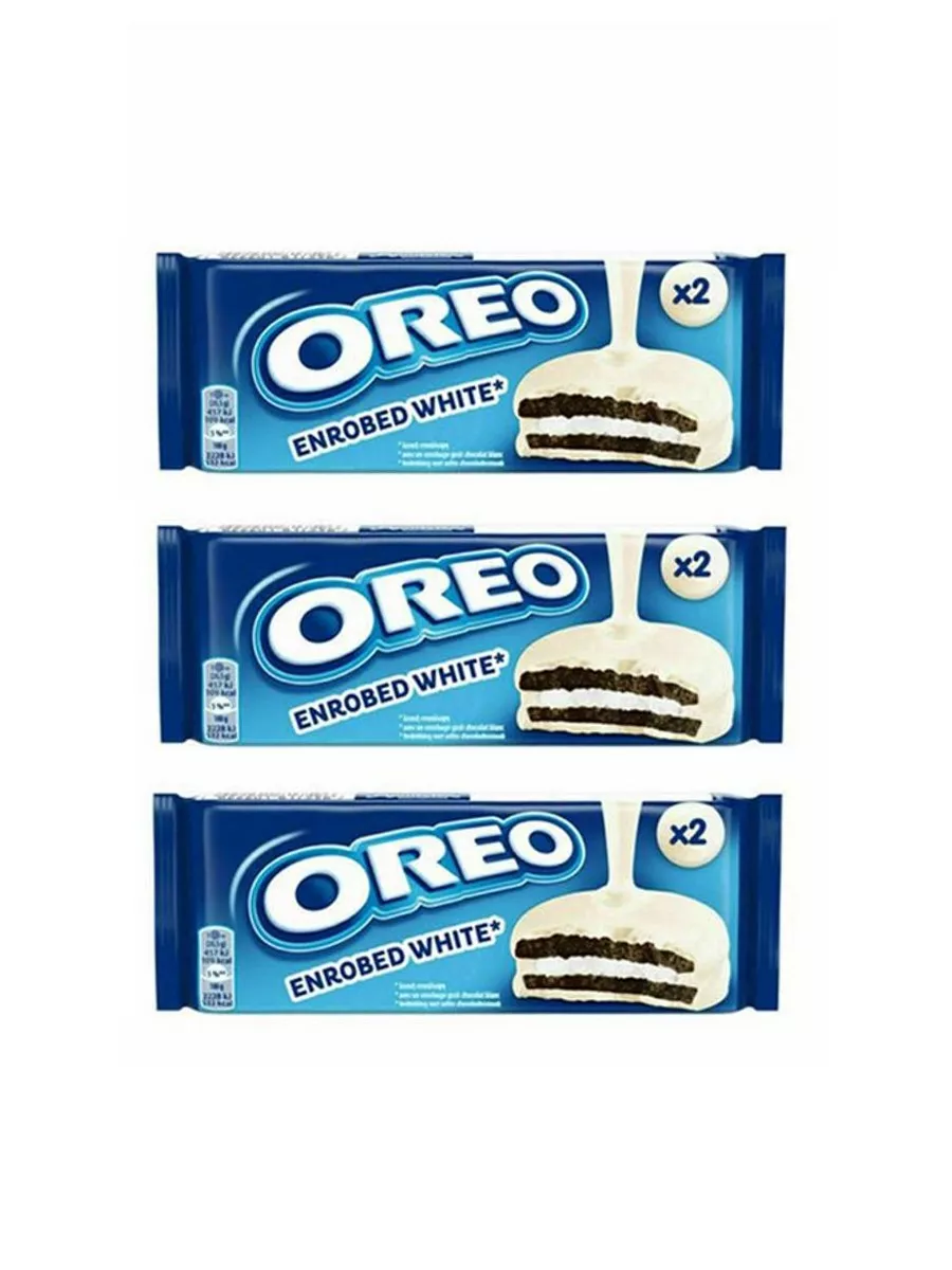 Печенье Enrobed печенье в белом шоколаде 24 шт по 41г Oreo купить по цене 3  821 ₽ в интернет-магазине Wildberries | 195448756