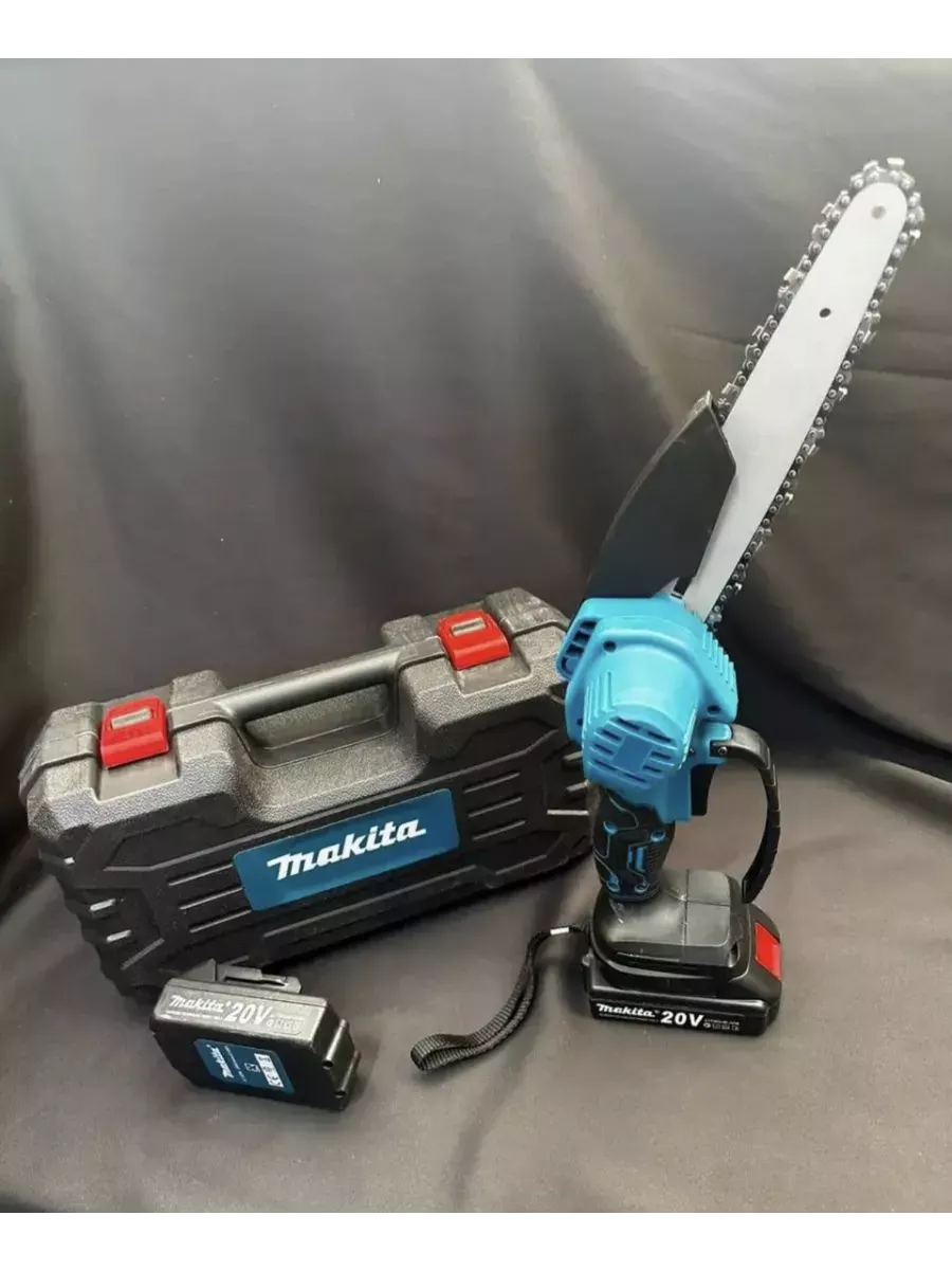 Makita Пила цепная аккумуляторная ручная мини для сада и дачи 20см