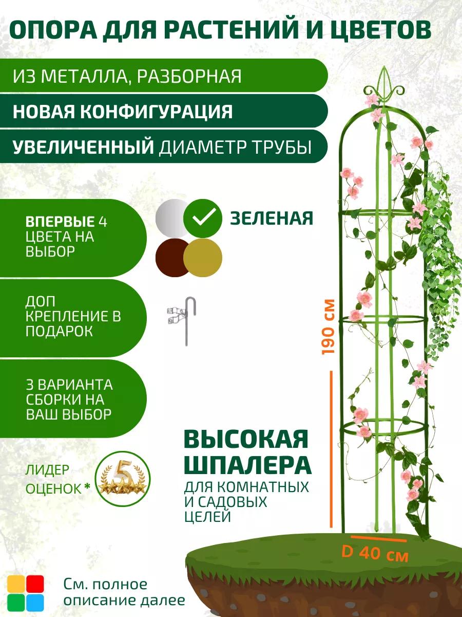 Как можно использовать шпалеры для растений?