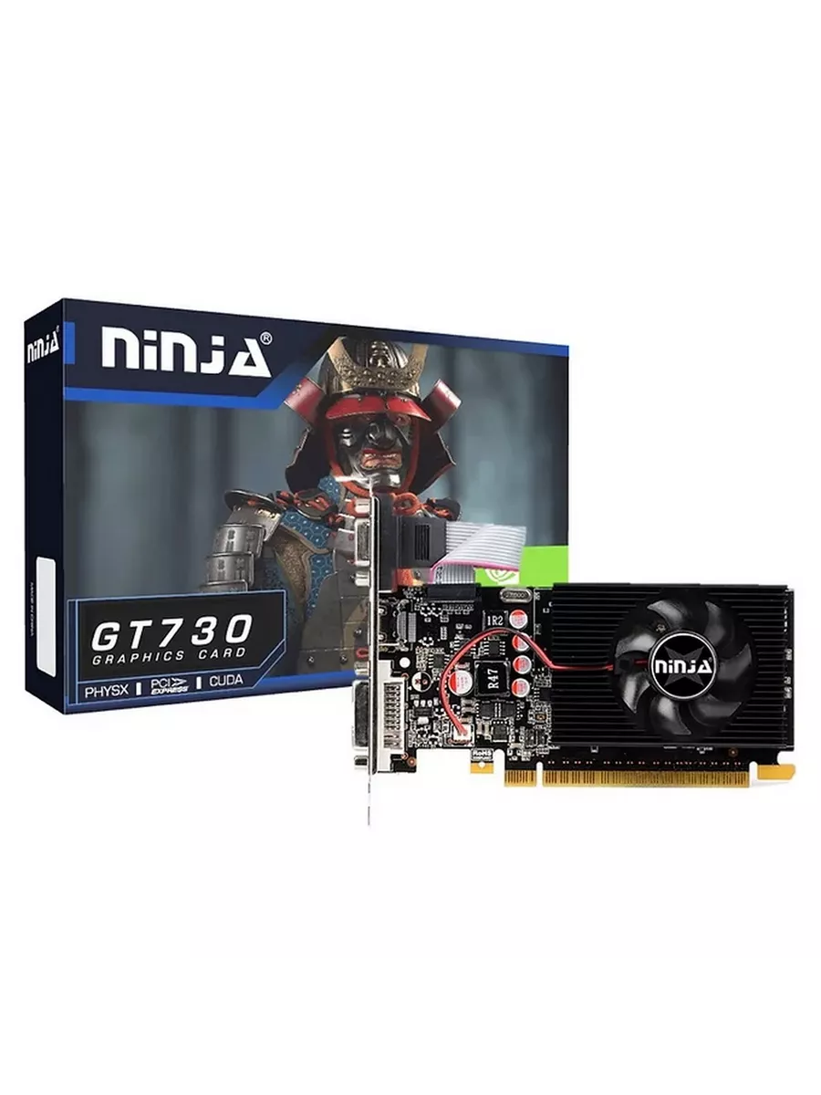 Sinotex Видеокарта Ninja GeForce GT730 (96SP) PCIE 2GB (NF73NP023F)