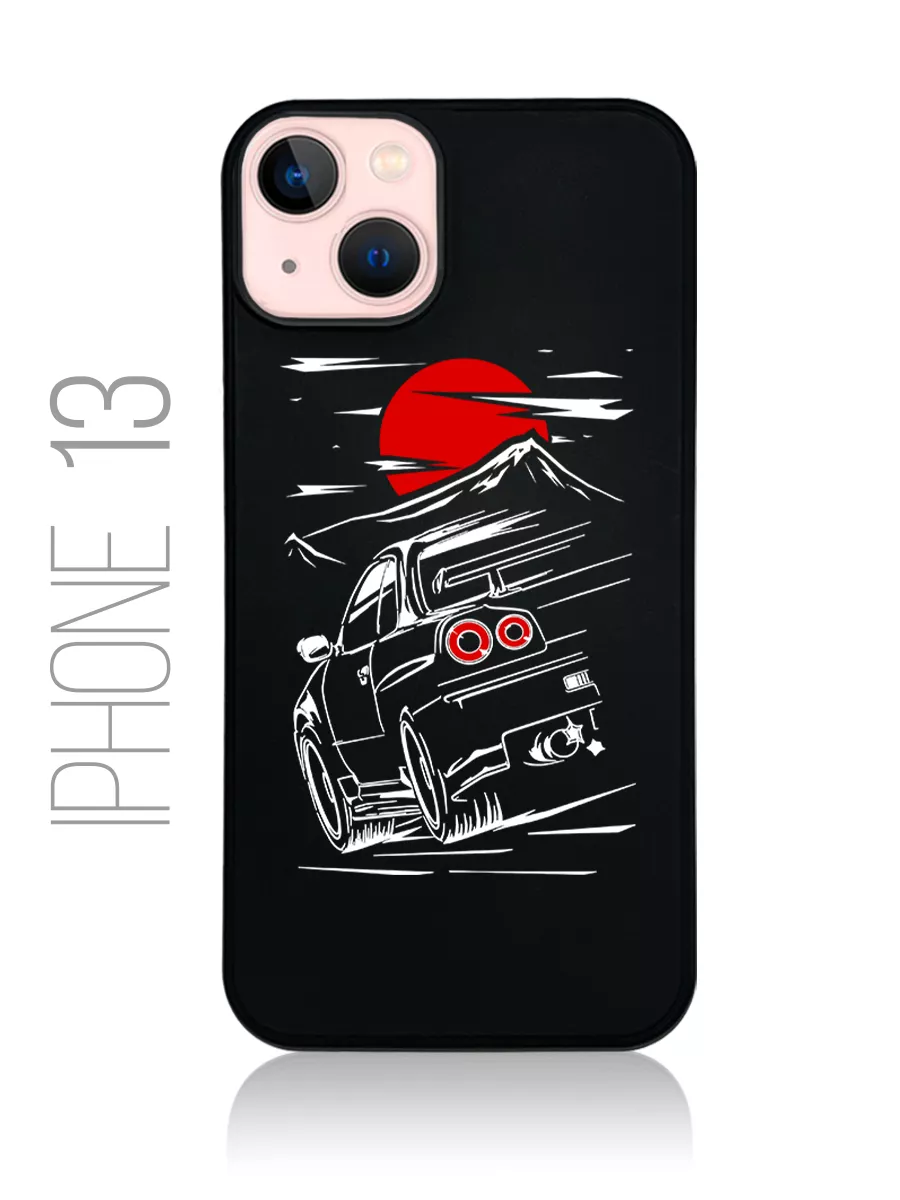 Nuobi my Style Чехол на Iphone 13 авто Nissan Skyline Ниссан Скайлайн