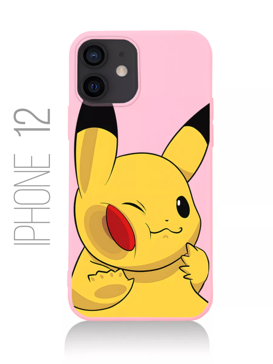 Nuobi my Style Чехол на Iphone 12 Pokemons Покемоны Pikachu Пикачу