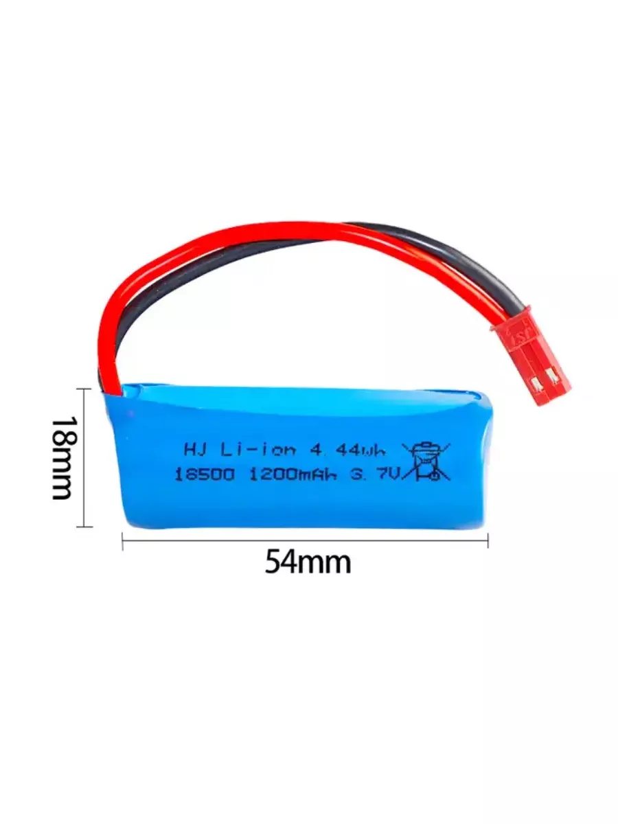 HJ Аккумулятор 3.7v 1200mah Li-Ion разъем JST