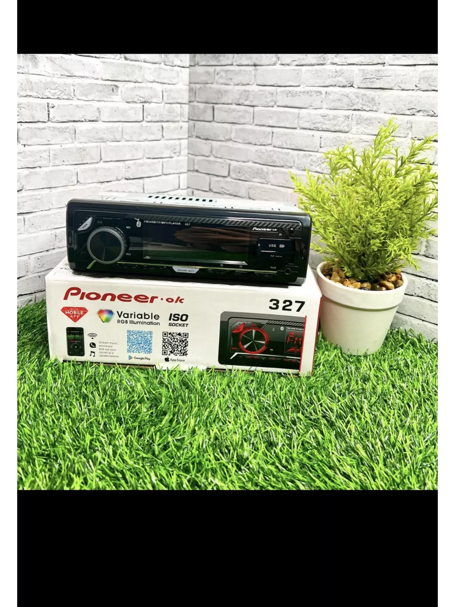 Автомобильная магнитола 1din DV-Pioneer.OK 327 TechnologyShop купить по  цене 1 385 ₽ в интернет-магазине Wildberries | 196324604