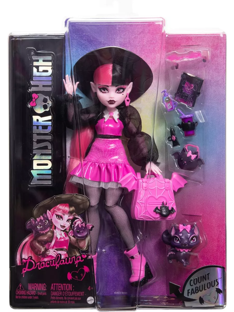 Дракулаура базовая Draculaura Monster High купить по цене 1 385 000 сум в  интернет-магазине Wildberries в Узбекистане | 196382386