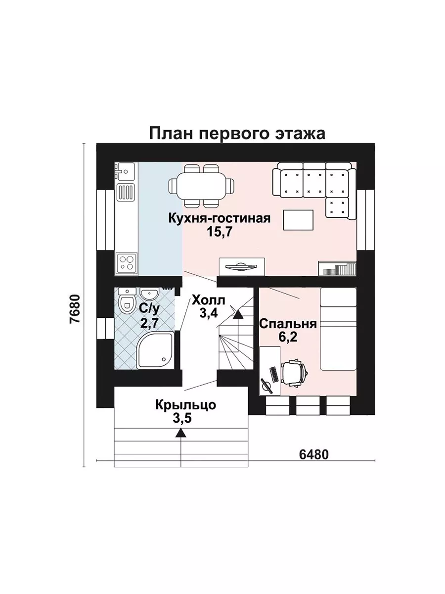 Готовый проект дома Проекты Добрый дом купить по цене 20 160 ₽ в  интернет-магазине Wildberries | 196494342