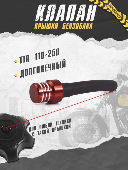 MotoRocker Клапан крышки бензобака для питбайка мото TTR 250 125