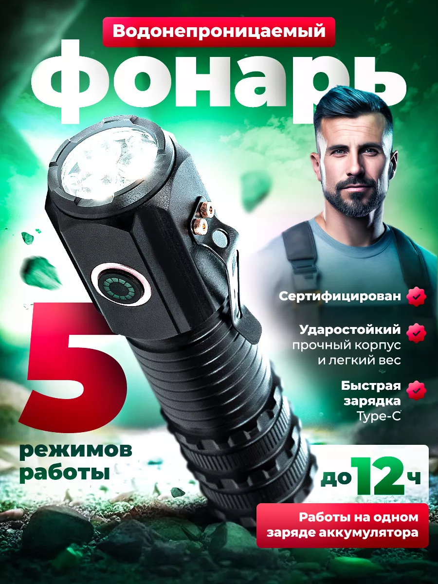 Фонарь Imalent SR32 Powerful Flashlight Lm | Бесплатная доставка по России