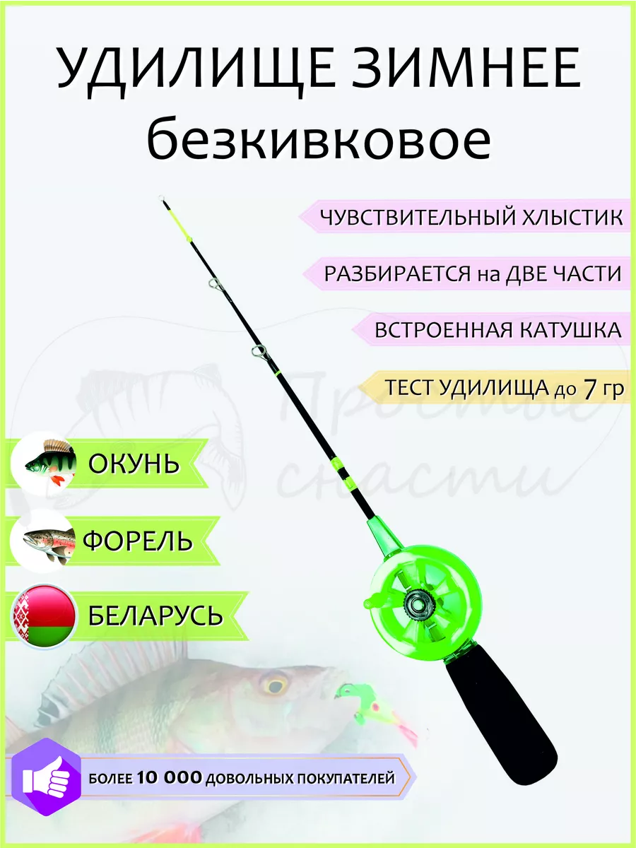 Безкивковая зимняя удочка Akara Finezza RBS-R Light вес мормышки 1-3,6 гр.