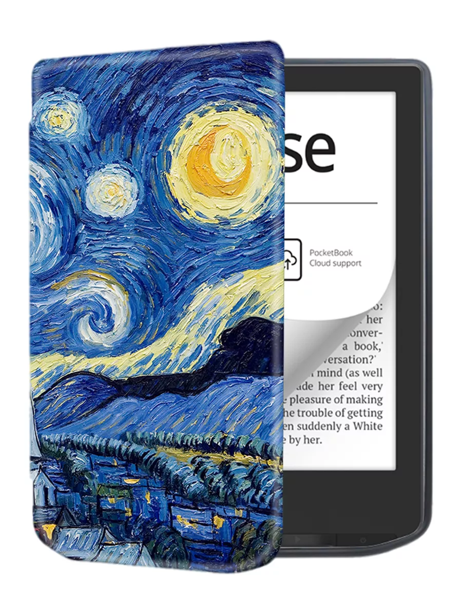 PocketBook Электронная книга 634 Verse Pro Azure с обложкой