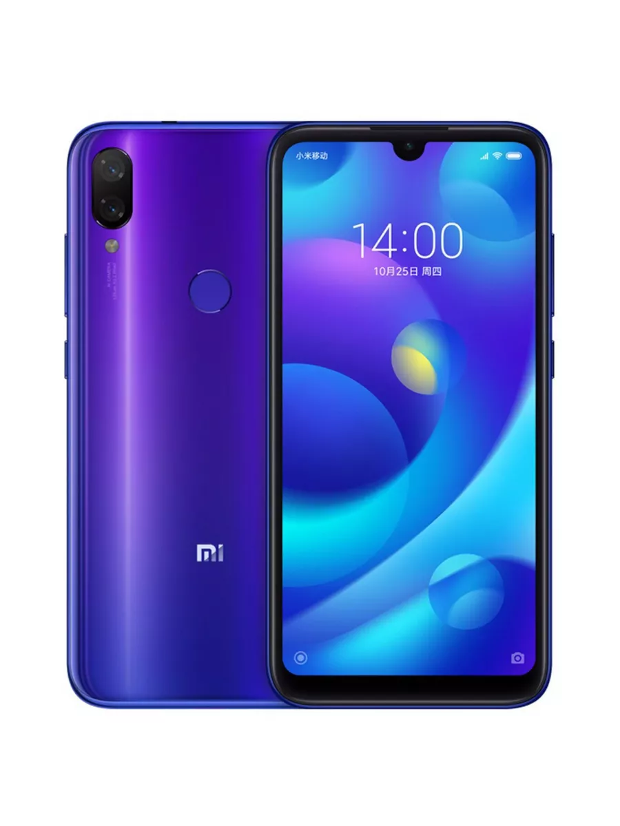 Redmi Смартфон Xiaomi Mi Play 6 64 ГБ, синий