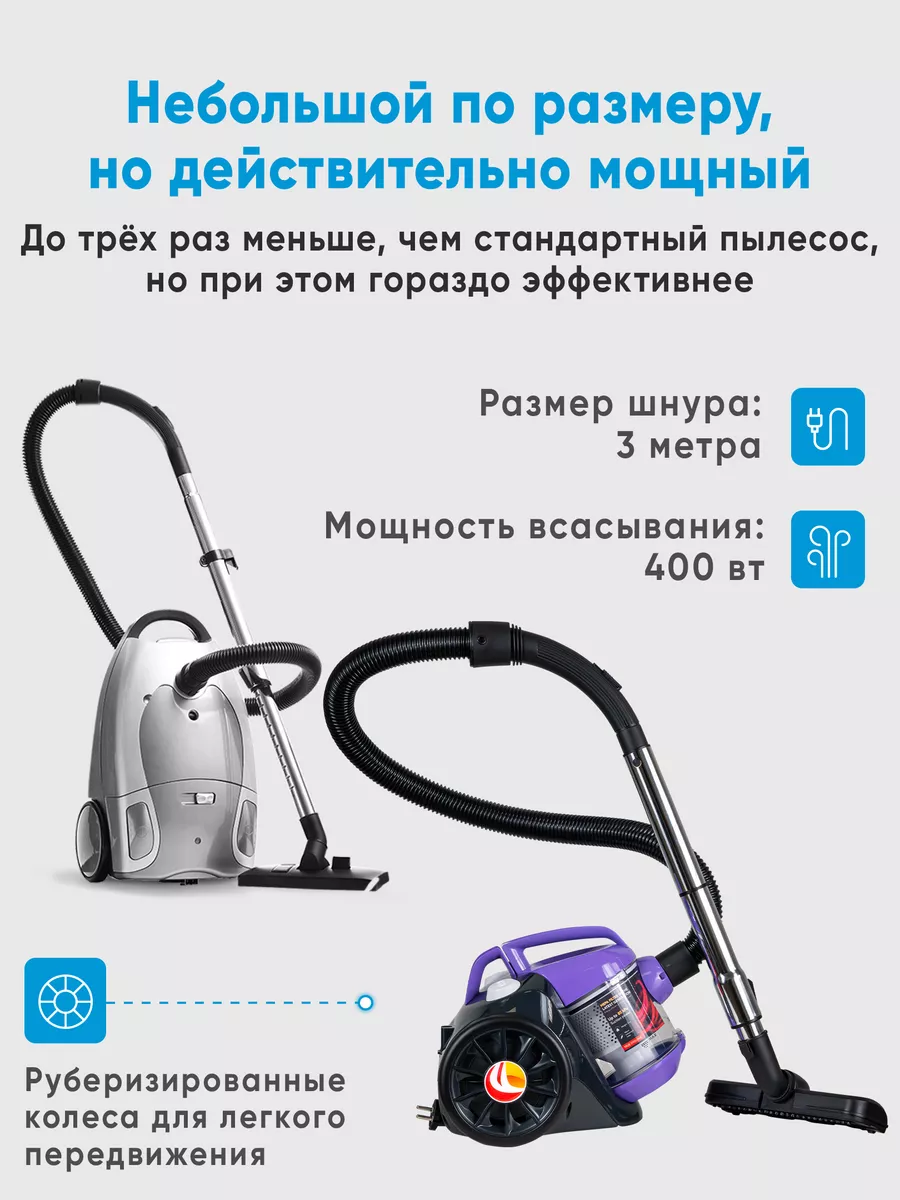 Пылесос для дома Grantornado 1000X EFFEKTIV купить по цене 3 599 ₽ в  интернет-магазине Wildberries | 197662554