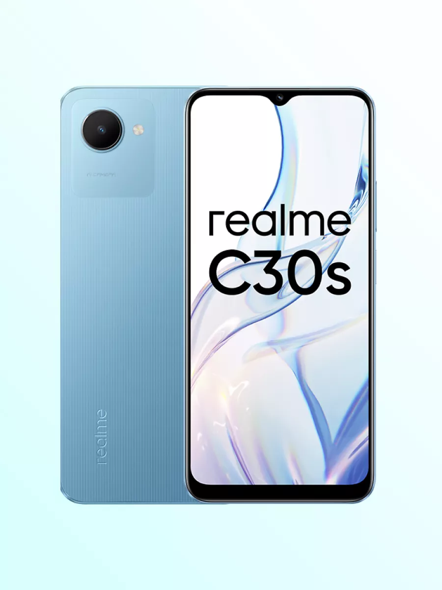 Смартфон C30s 4 64 GB Голубой Realme купить по цене 242,51 р. в  интернет-магазине Wildberries в Беларуси | 197781308