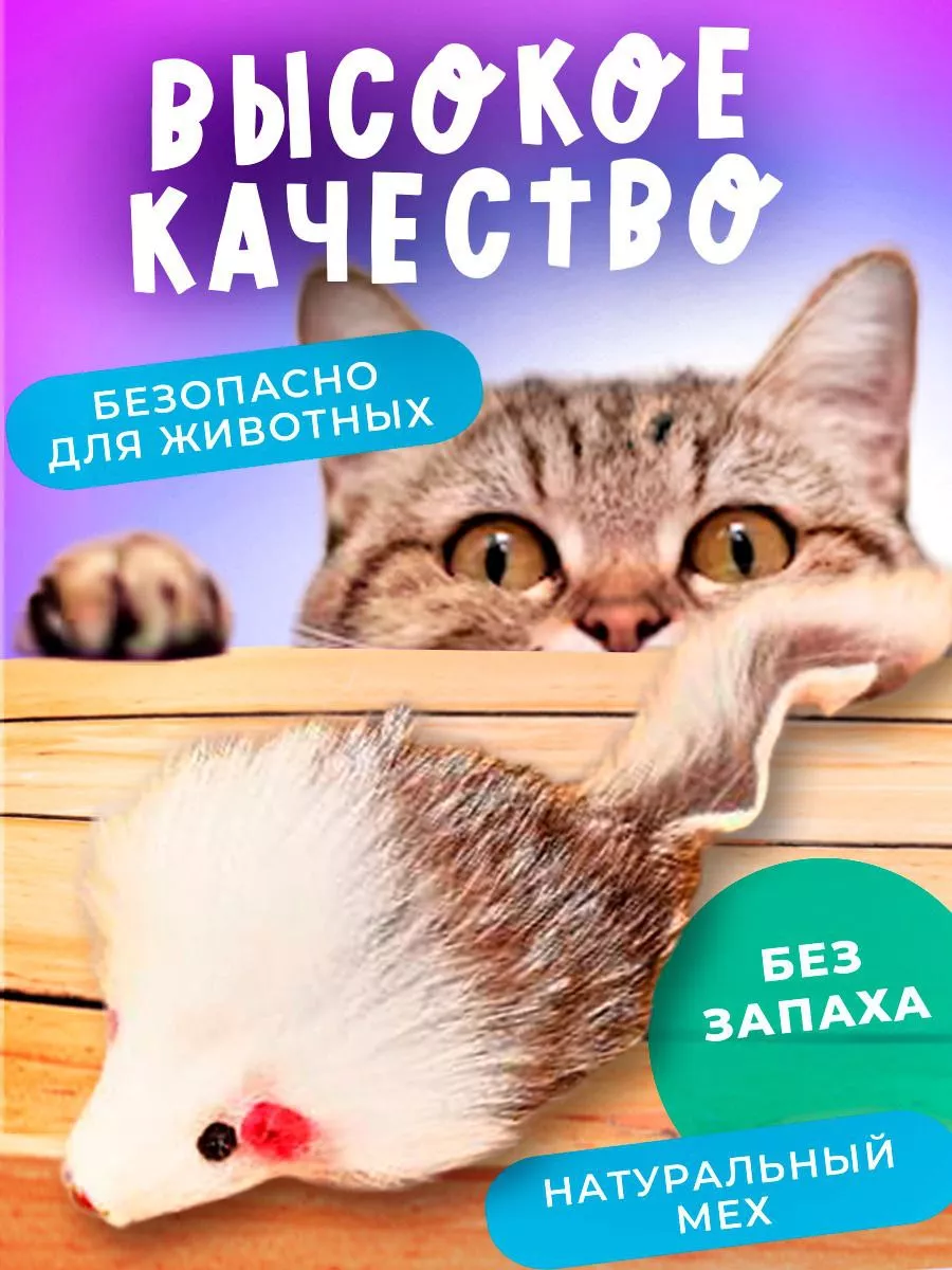 Игрушка мышка для кошки Zoo Pasage купить по цене 5,50 р. в  интернет-магазине Wildberries в Беларуси | 197810034