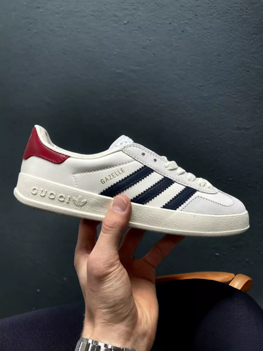 Кеды кроссовки Adidas Gazelle X Gucci Footstep купить по цене 2 793 ₽ в  интернет-магазине Wildberries | 197955783