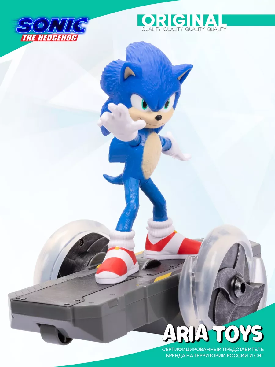 Фигурка Sonic The Hedgehog Sonic 2 Movie Sonic Speed 40924 Jakks Pacific  купить по цене 5 405 ₽ в интернет-магазине Wildberries | 198121351