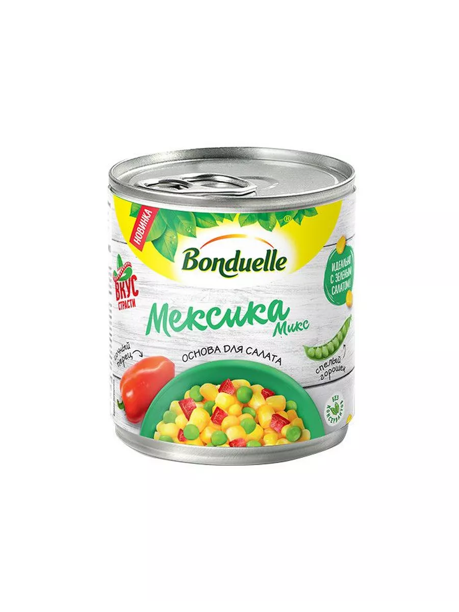 Bonduelle Смесь овощная с кукурузой Мексика микс, 425 мл, 2 шт