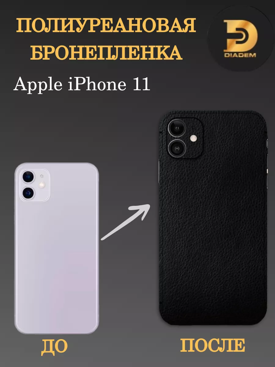 Diadem Полиуретановая защитная пленка на крышку и бока iPhone 11