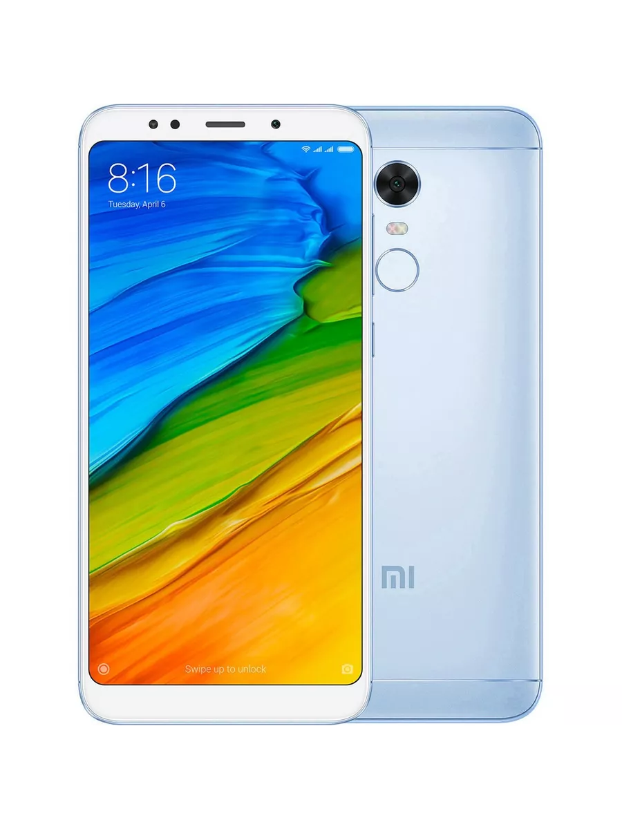 Смартфон Xiaomi 5 Plus 4 64 Гб, синий Redmi купить по цене 5 248 ₽ в  интернет-магазине Wildberries | 199128449