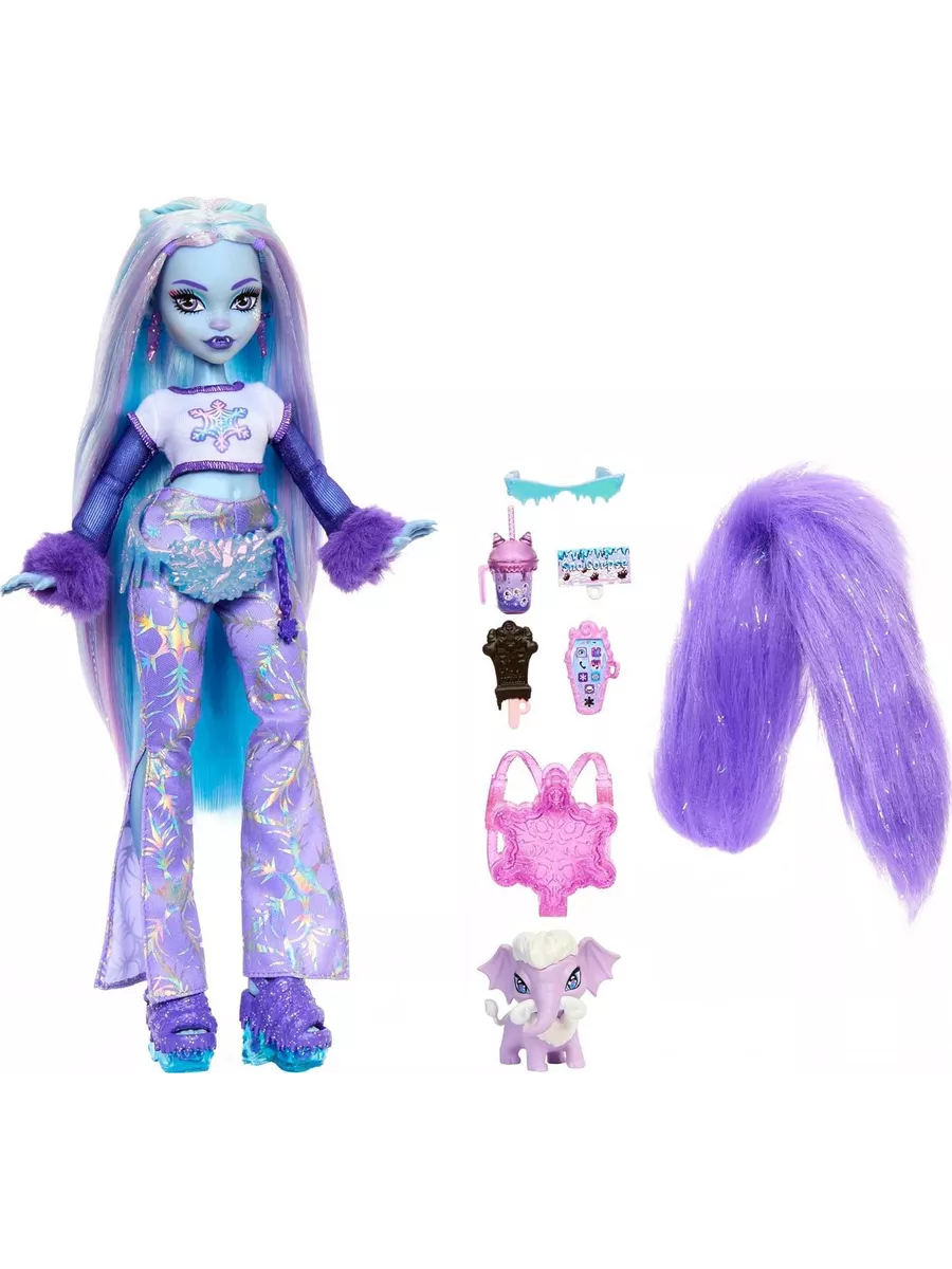 Кукла Монстер Хай Abbey Bominable Yeti HNF64 Monster High купить по цене 0  сум в интернет-магазине Wildberries в Узбекистане | 199710549