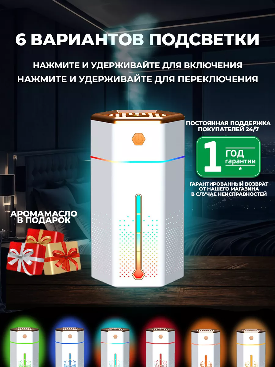 Увлажнитель воздуха для дома HOME DECO купить по цене 745 ₽ в  интернет-магазине Wildberries | 200166652