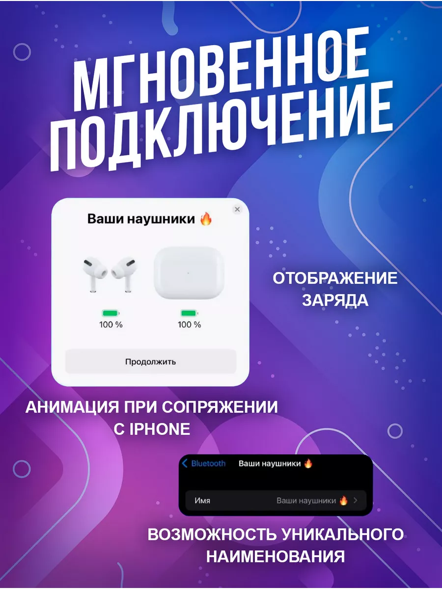 Беспроводные наушники для iPhone и Android ХStуle купить по цене 566 ₽ в  интернет-магазине Wildberries | 200362963