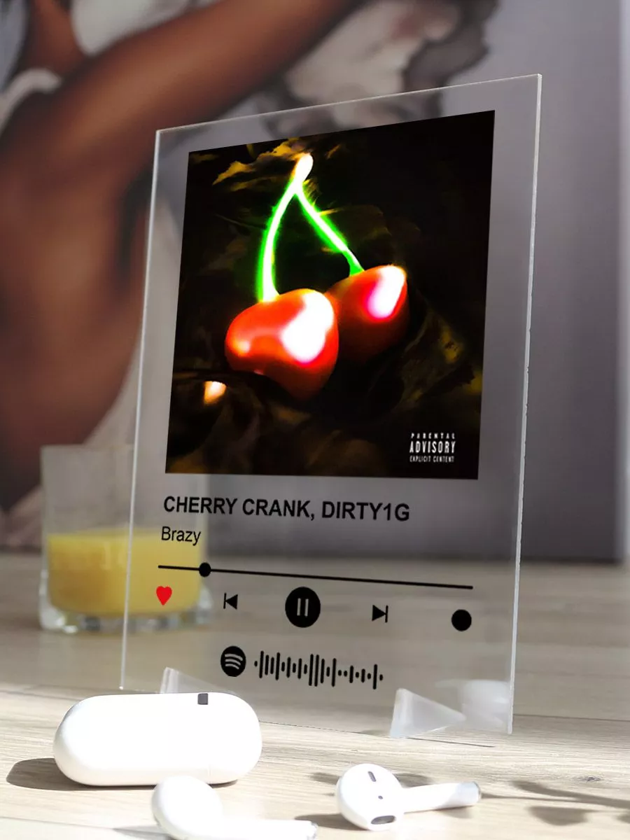 Спотифай постер CHERRY CRANK DIRTY1G - Brazy Arthata Spotify купить по цене  525 ₽ в интернет-магазине Wildberries | 200554031