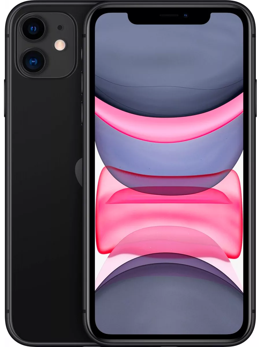 Apple Смартфон iPhone 11 128ГБ Black Черный SIM+eSIM Новый