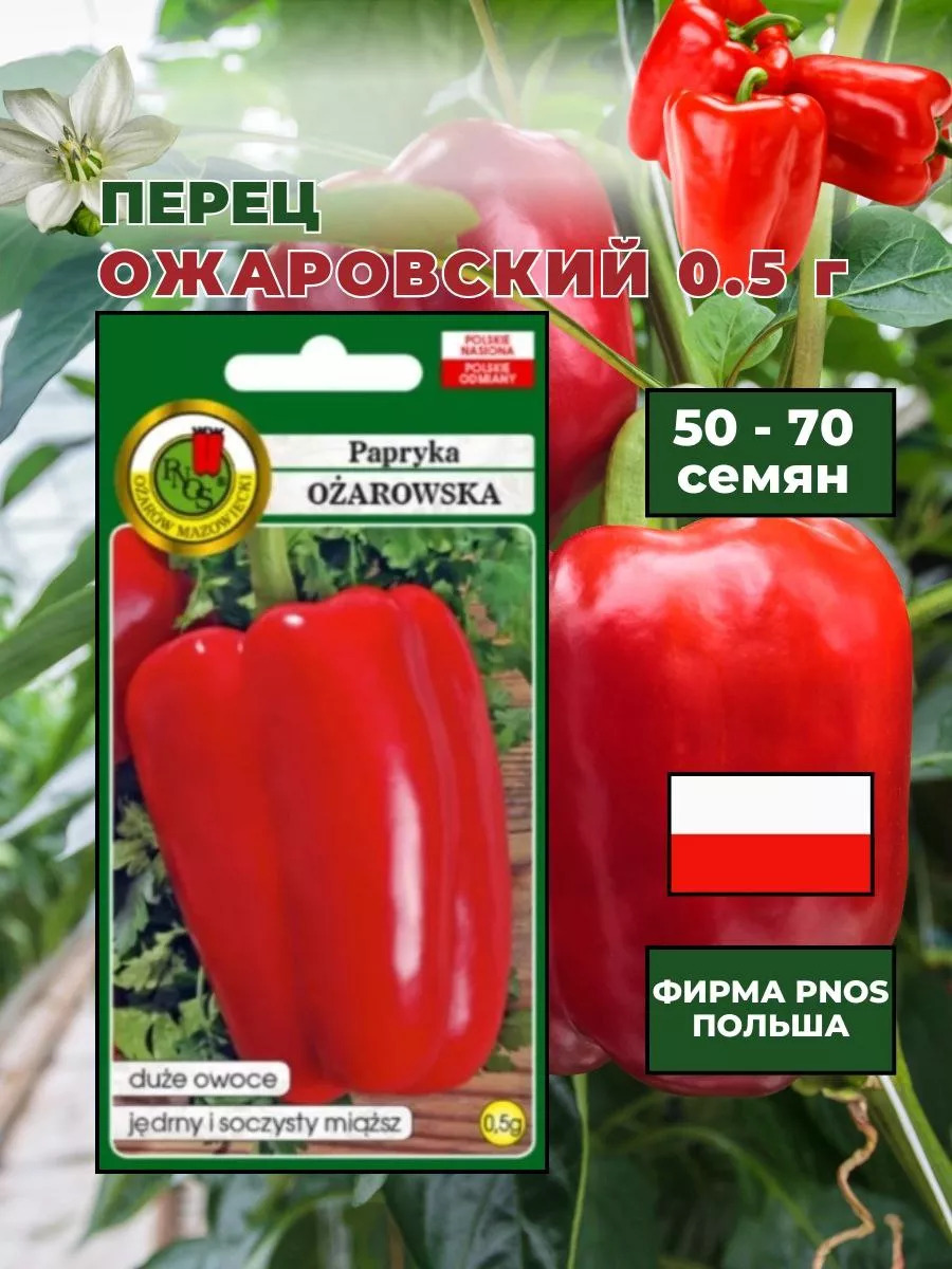 Семена Перец Ожаровский 0,5 г PNOS купить по цене 13,46 р. в  интернет-магазине Wildberries в Беларуси | 200713822