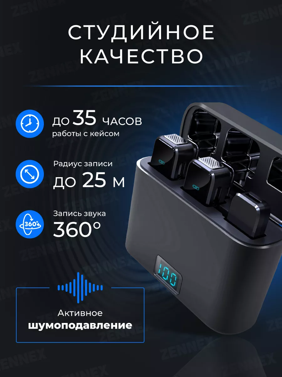 Микрофон петличка для iPhone петличный интервью ZENNEX купить по цене 50,32  р. в интернет-магазине Wildberries в Беларуси | 200736238