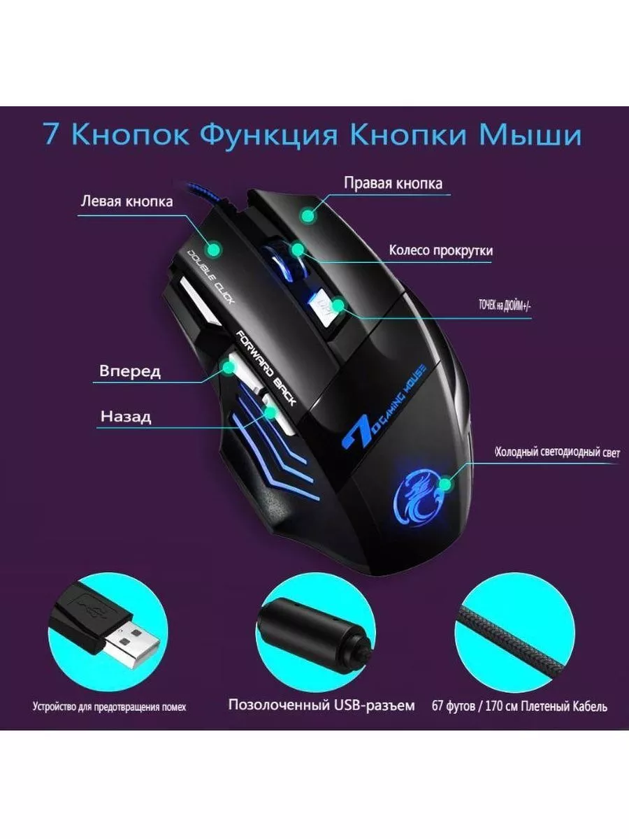 Logitech Игровая компьютерная мышь X7