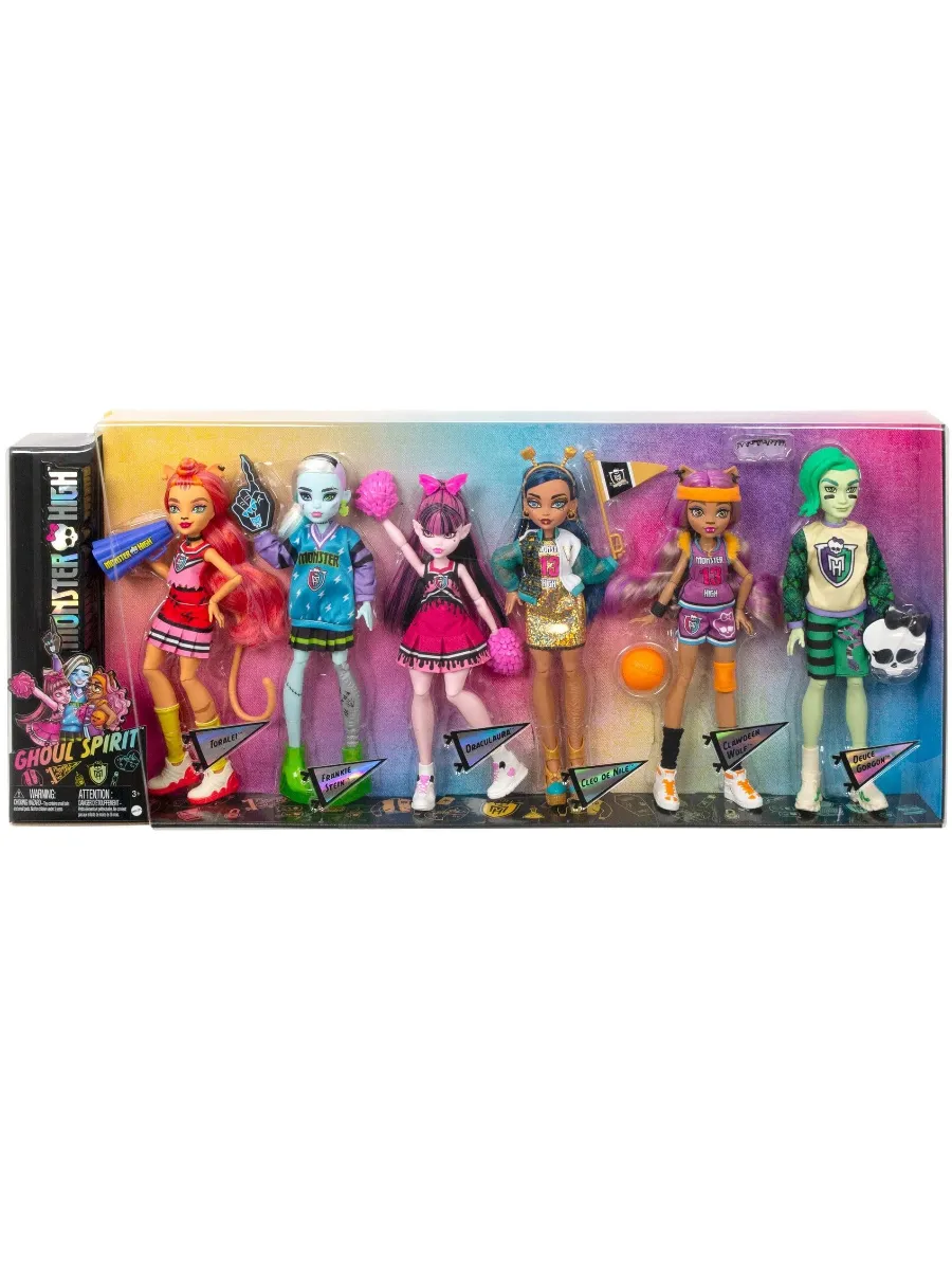 Куклы Монстер Хай 6 шт коллекционные Monster High купить по цене 791,61 р.  в интернет-магазине Wildberries в Беларуси | 201462433