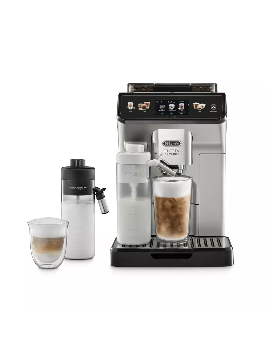 Кофемашина Eletta Explore ECAM 450.65.S DeLonghi купить по цене 84 299 ₽ в  интернет-магазине Wildberries | 201623959