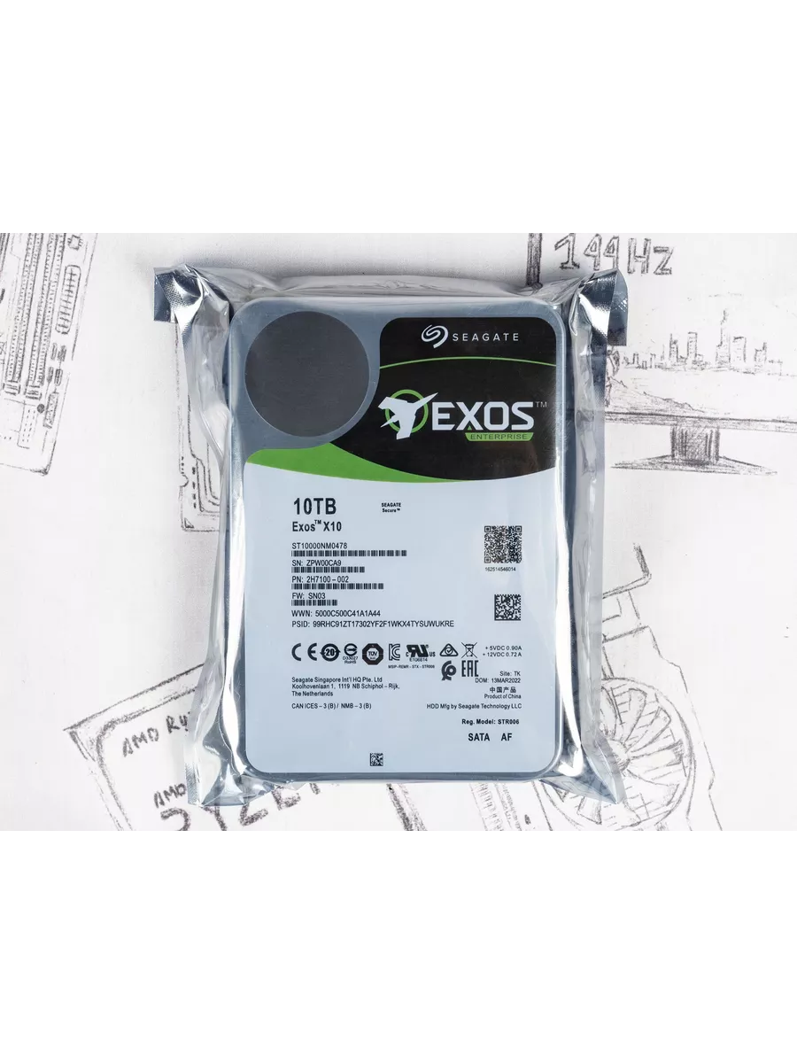 Seagate 3.5'' жесткий диск Seagate Exos X14 10Tb ST10000NM0478