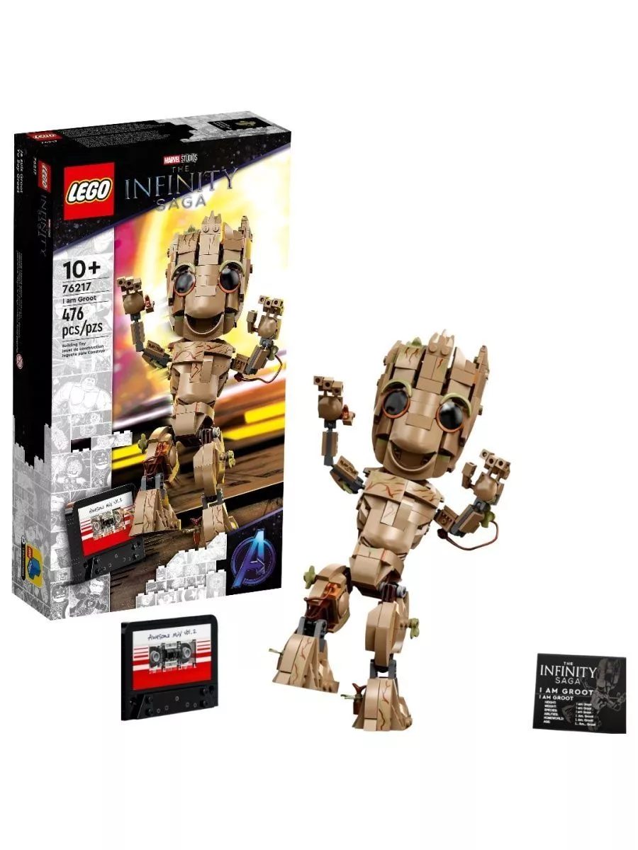 Lego. Конструктор LEGO Marvel Super Heroes I am Groot Я Грут 476д