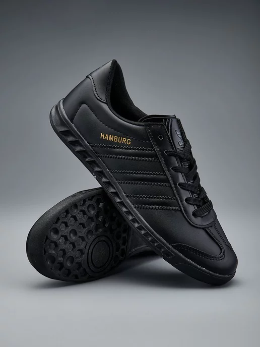 Adidas hamburg hotsell all black