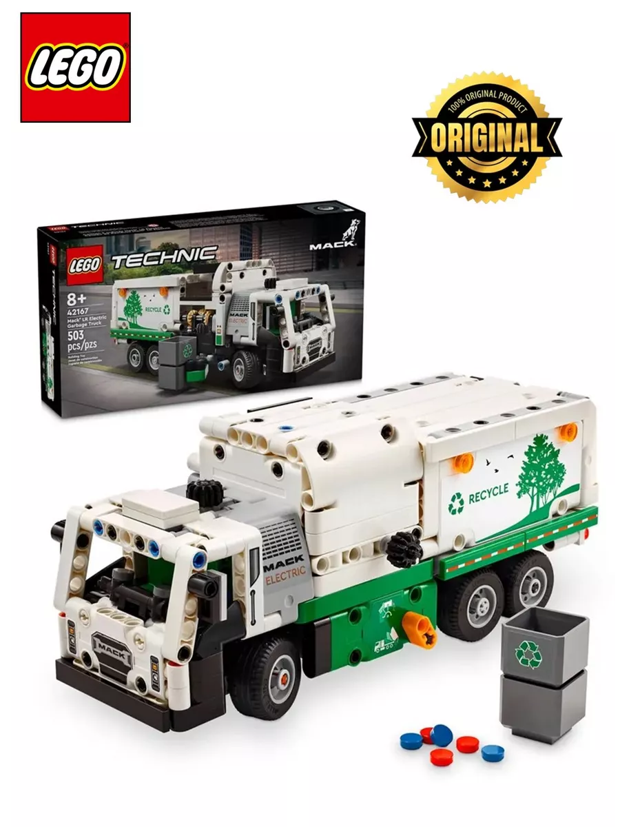 LEGO Конструктор Technic Электрический мусоровоз Mack LR 503 дет.