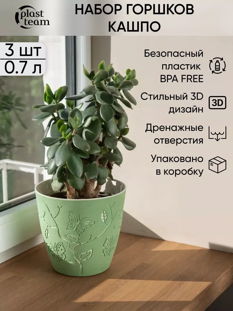 Вазоны Happy Planters - 3D-модель